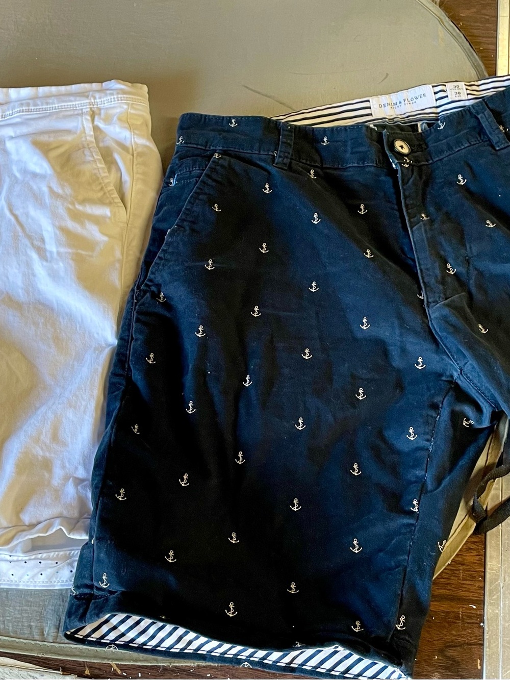 navy blue Denim & Flower shorts size 30 cactus short lot